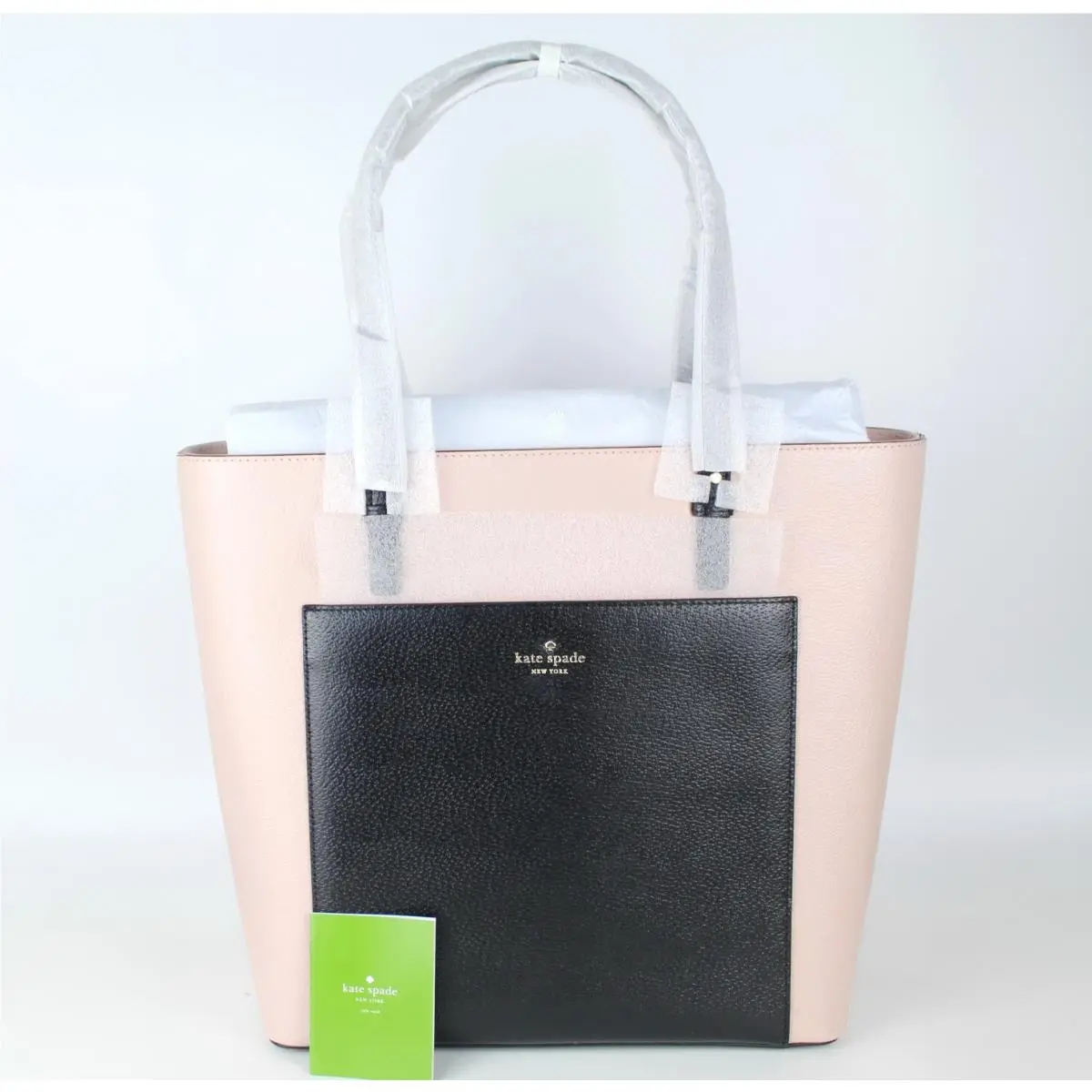 Kate Spade Grand Street Sadie Colorblock Leather Tote Wrmvlm/blk