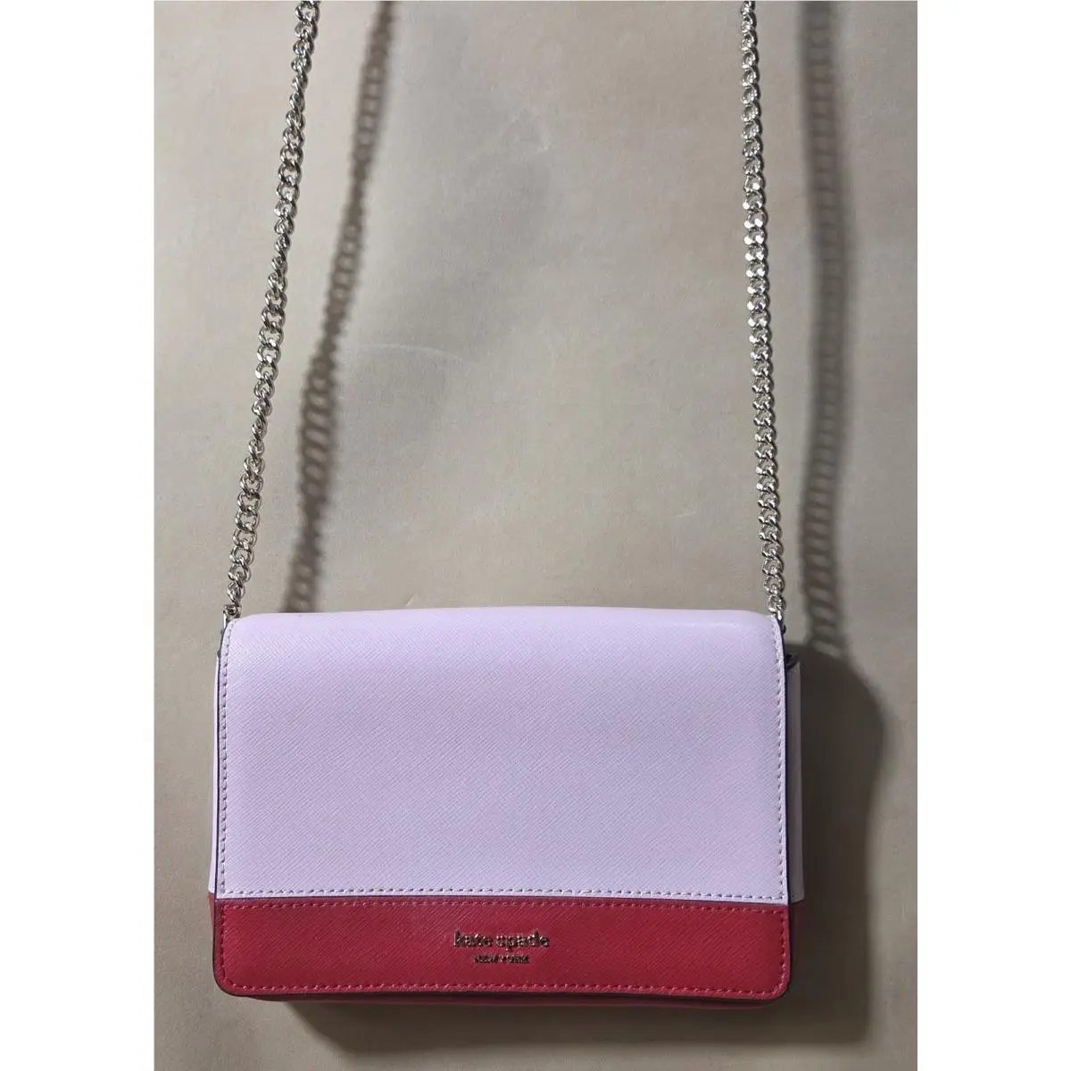 New Kate Spade Cameron Pink/red Women`s Bag /crossbody EC