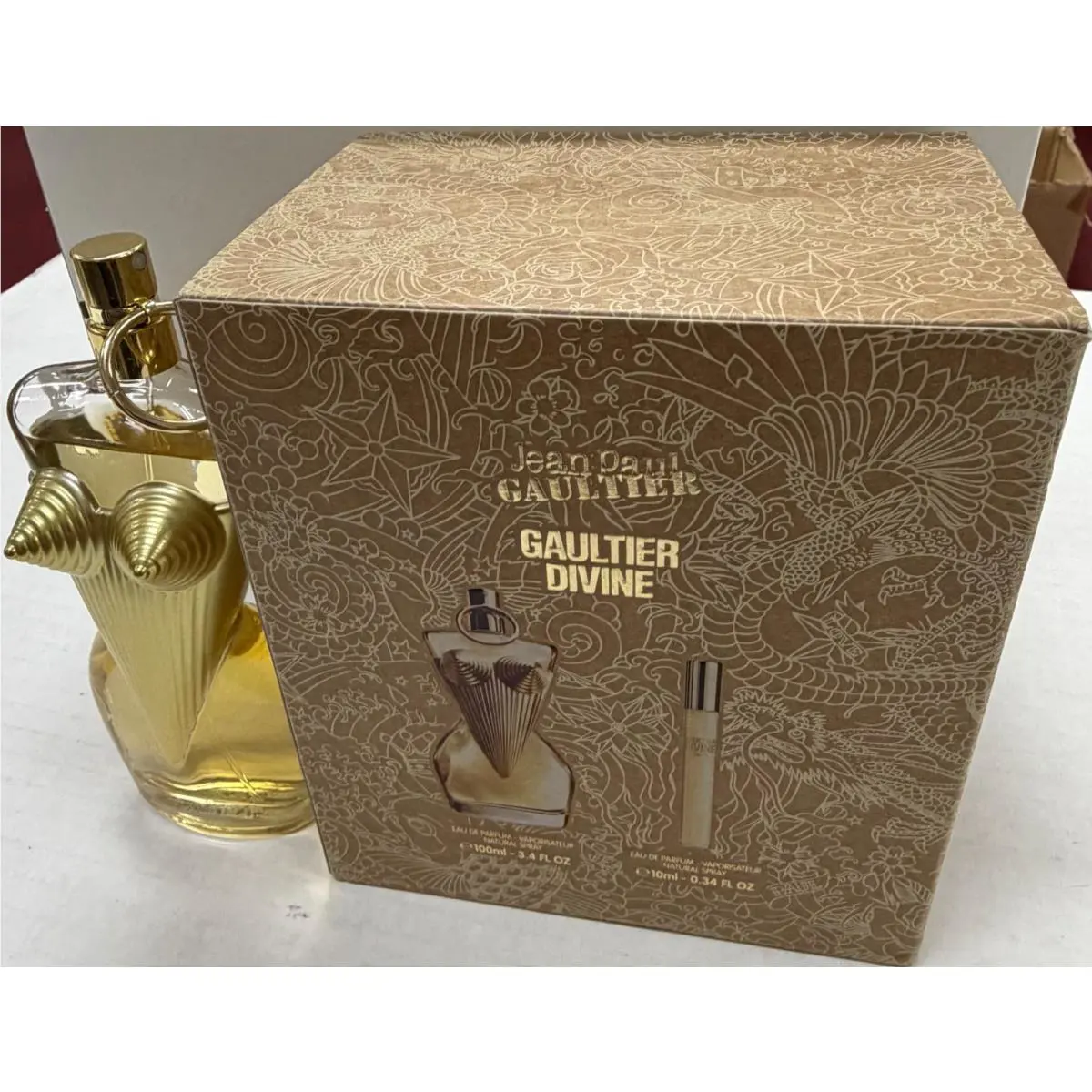Jean Paul Gaultier Divine 1 pc 3.4 Edp Spray For Women - NO Mini Perfum