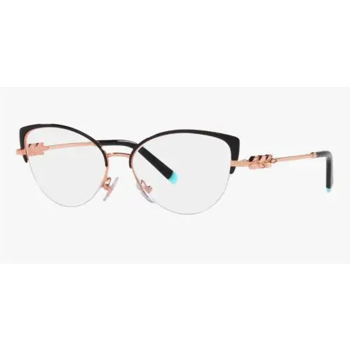 Tiffany Co. Cat Eyes Eyeglasses TF 1145-B 6172 54-16 Black Gold Frames