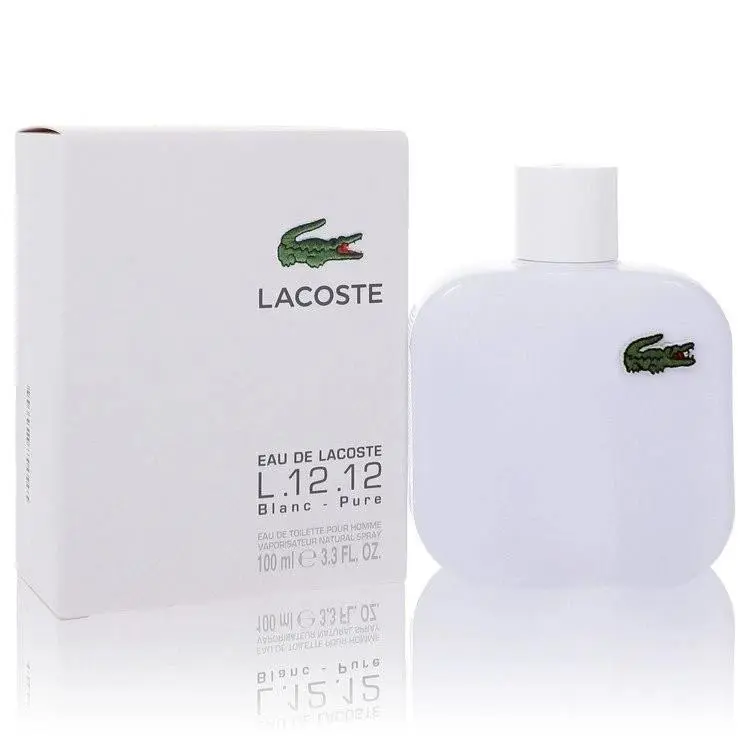 Lacoste Eau De Lacoste L.12.12 Blanc Eau De Toilette Spray 3.3 oz -100 ml Men`s