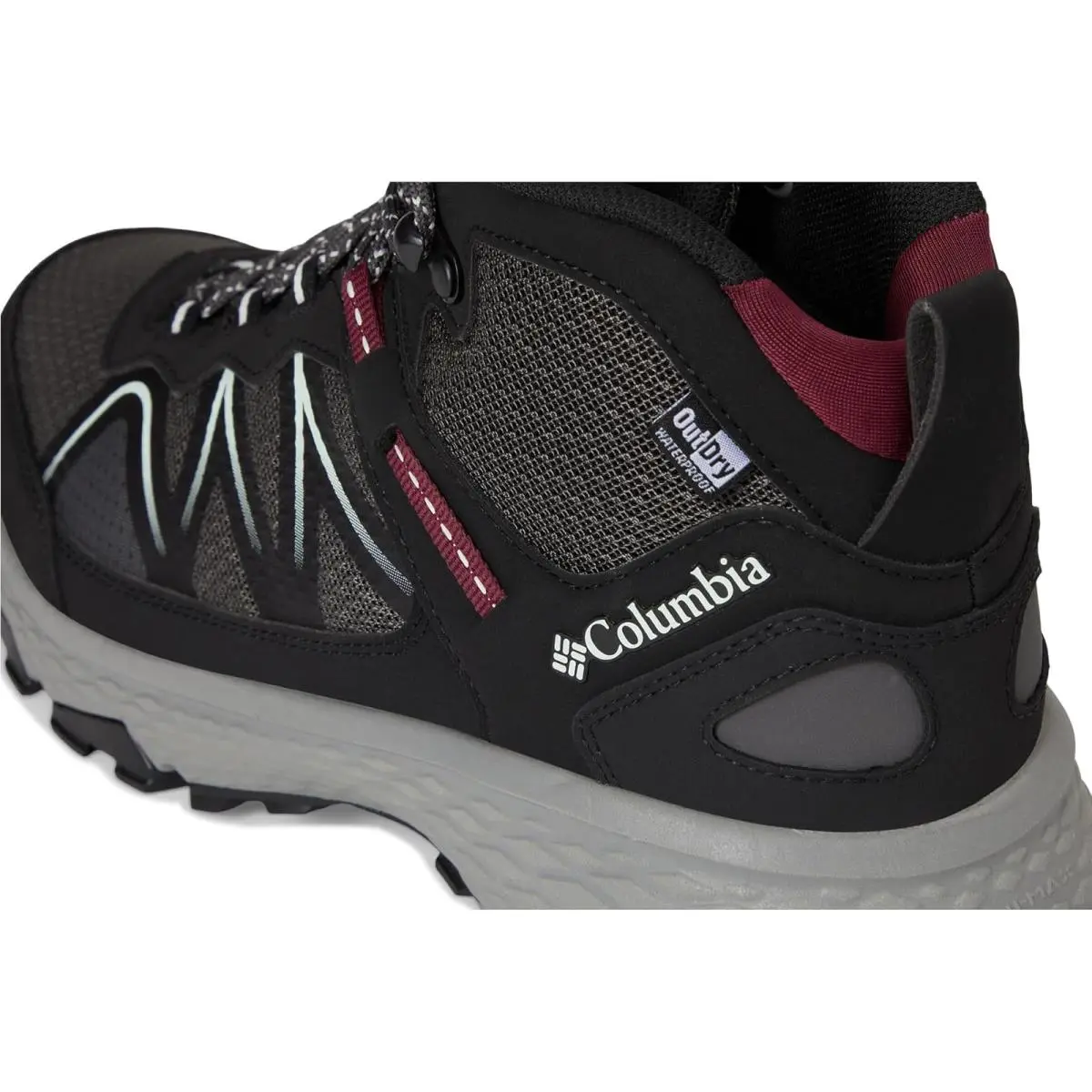 Columbia shoes - Dark Grey/Deep Madeira 4