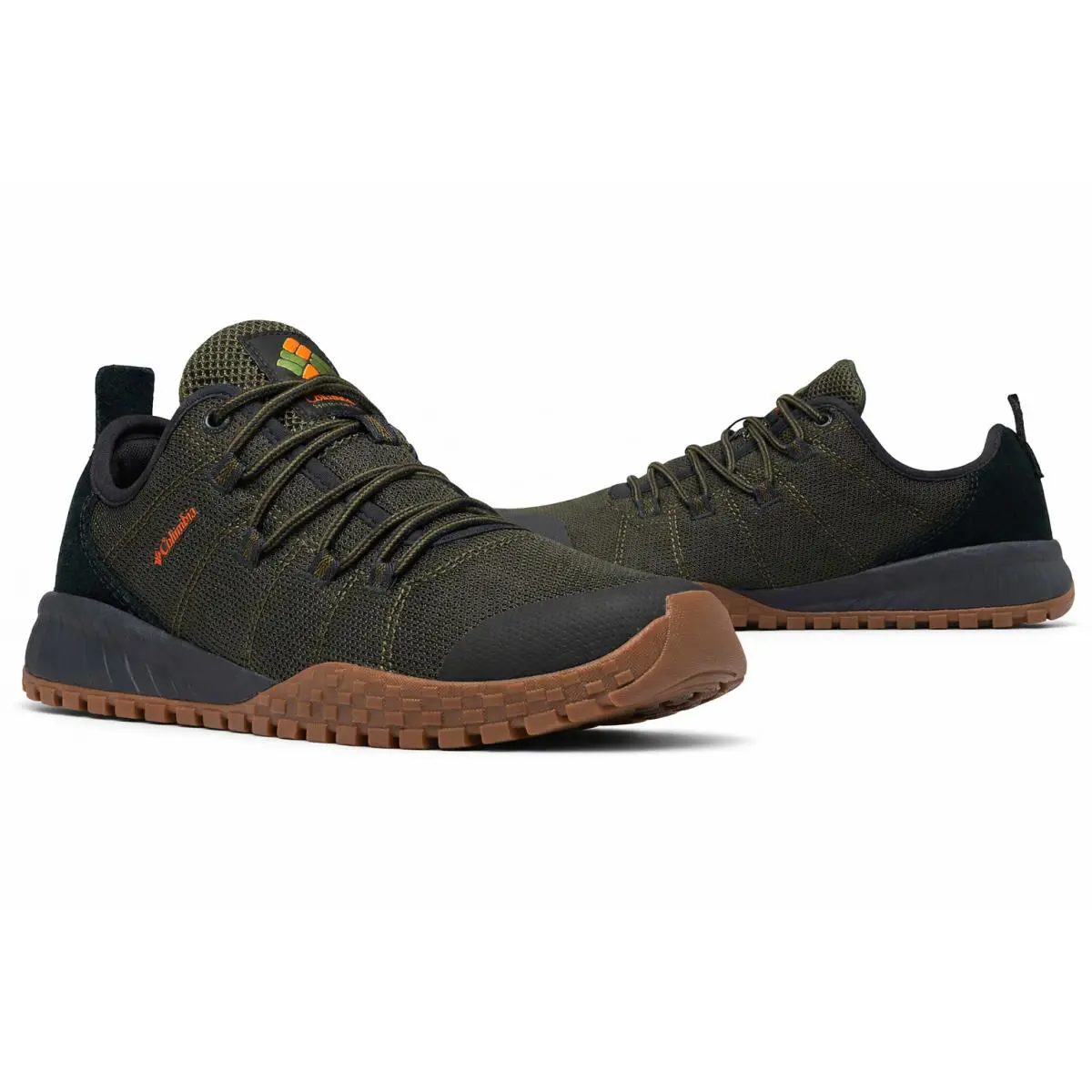 Columbia Men`s Fairbanks Trail Shoes - Deep Olive Desert Sun