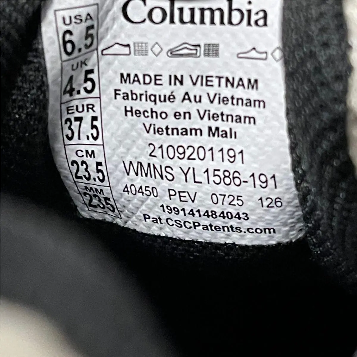 Columbia shoes - VS184346 - vs-184346 - White (UPC: 199141484043) 2