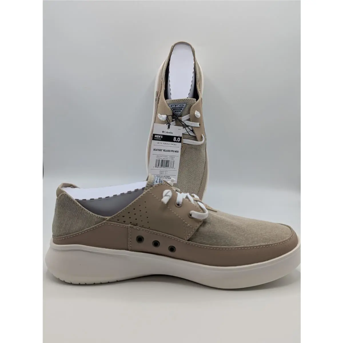 Columbia shoes - BOATSIDE RELAXED PFG - BOATSIDE RELAXED PFG - BI8031-271 - FOSSIL/CYPRESS 0