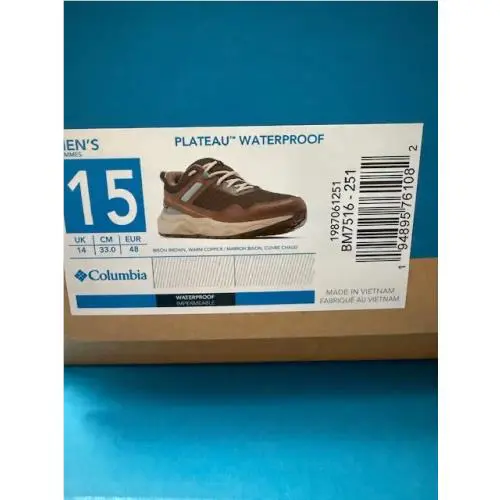 Columbia shoes - Plateau - Plateau - Bison Brown / Warm Copper (UPC: 194895761082) 7