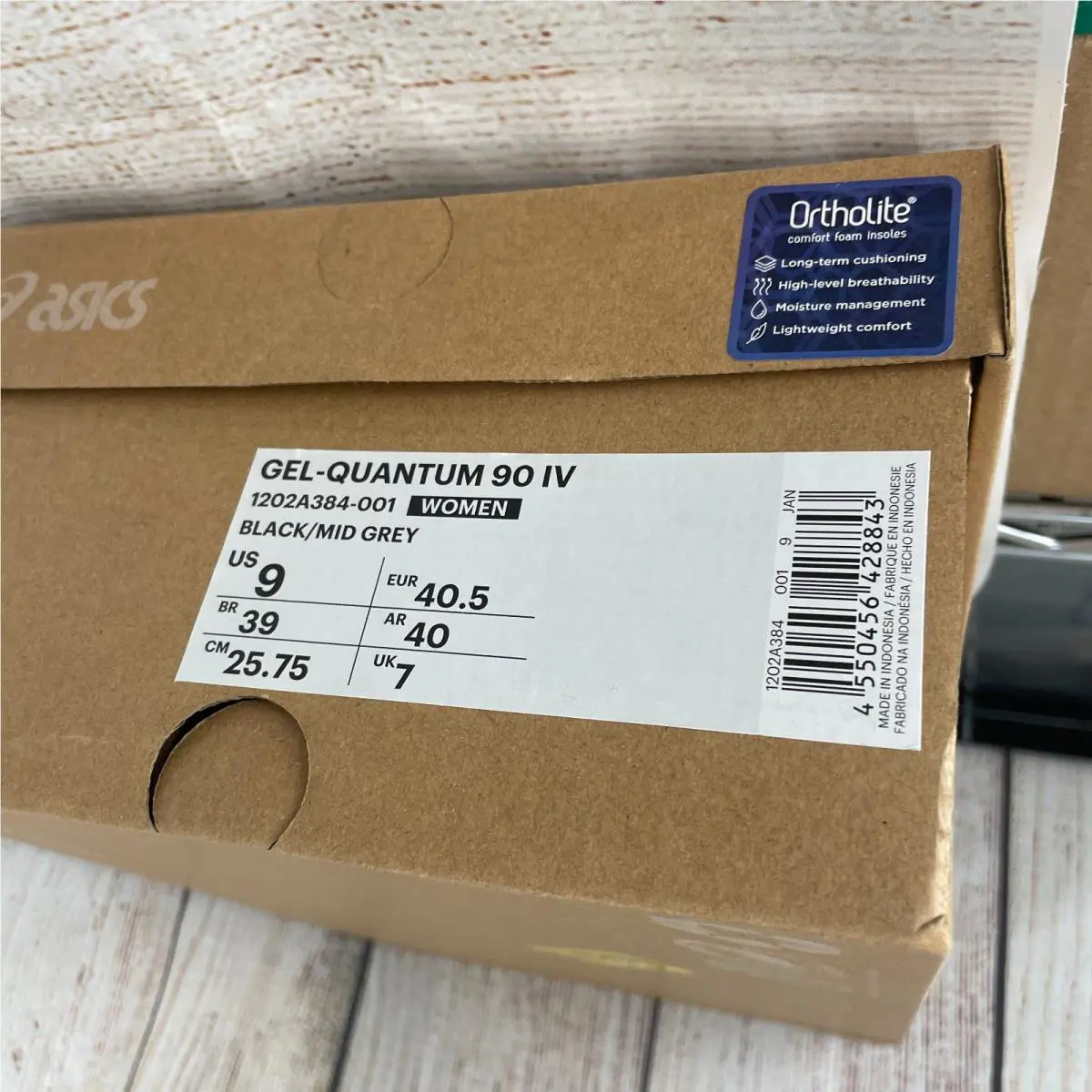 Asics shoes - ASICS GEL-Quantum 90 4 - Black (UPC: 4550456428843) 9