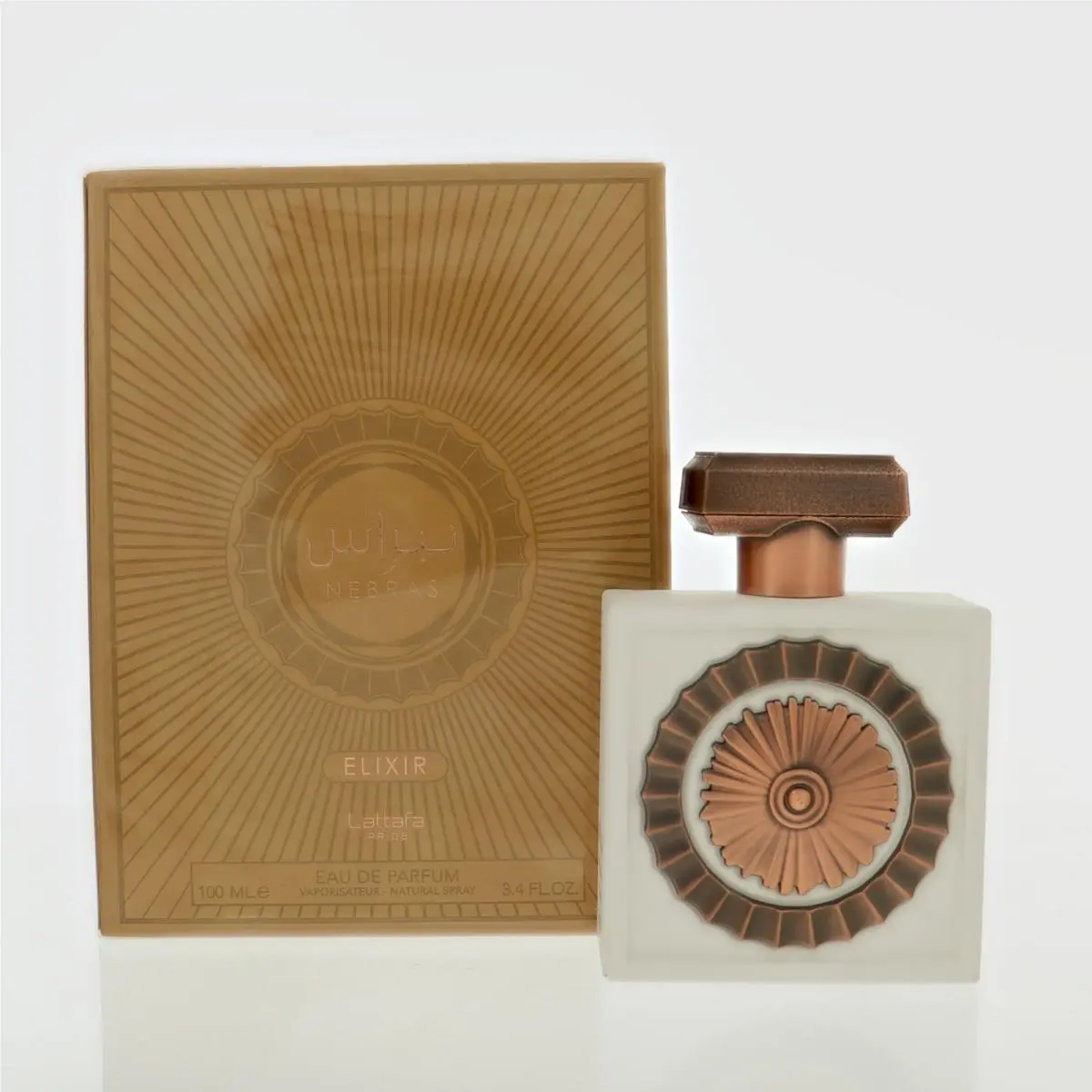 Pride Nebras Elixir by Lattafa Box For Men 3.4 Oz Eau De Parfum Spray