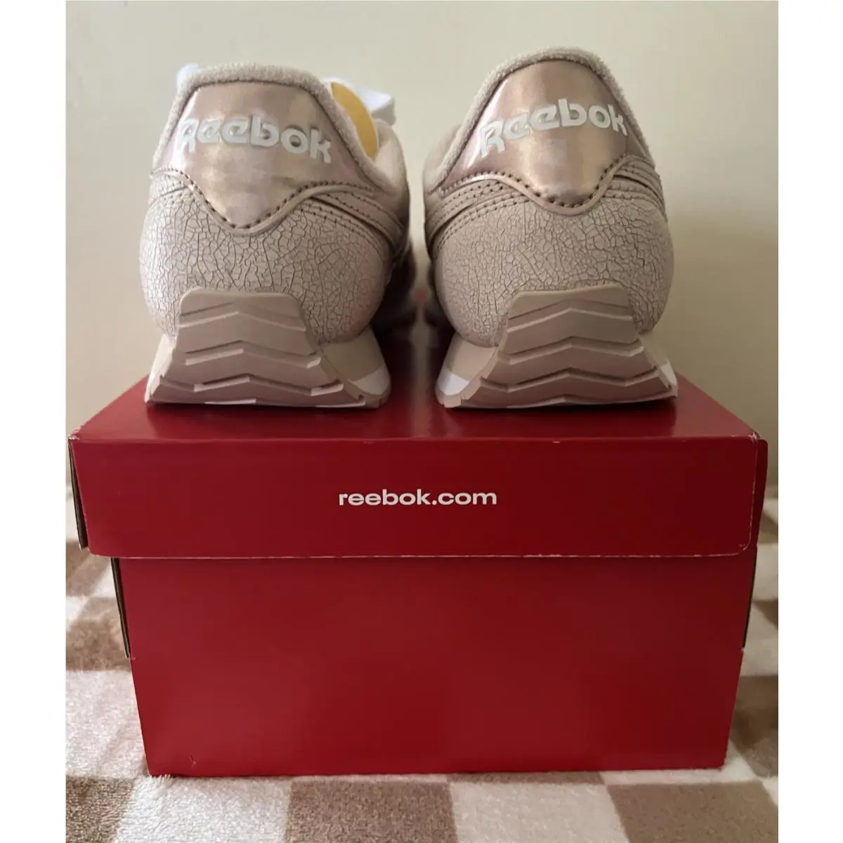 Reebok shoes - Reebok Classic AZ - Classic - 255607 670 - Rose Gold/White/Muted Clay 8