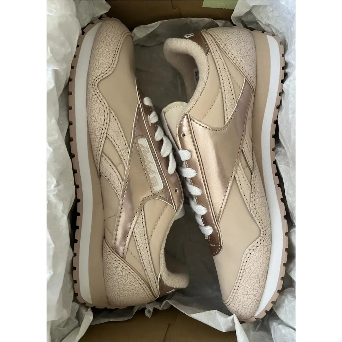 Reebok shoes - Reebok Classic AZ - Classic - 255607 670 - Rose Gold/White/Muted Clay 11