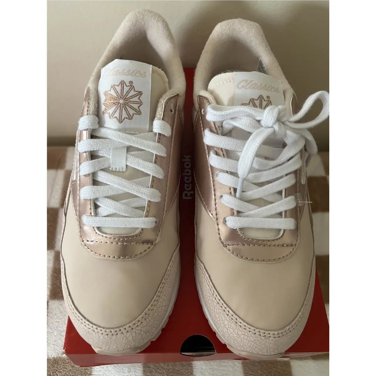 Reebok shoes - Reebok Classic AZ - Classic - 255607 670 - Rose Gold/White/Muted Clay 6