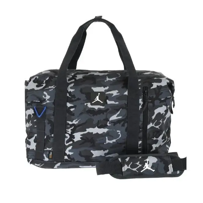 Jordan Flight Duffle Cordura Travel Training Gym Overnight Bag 40L Grey Camo