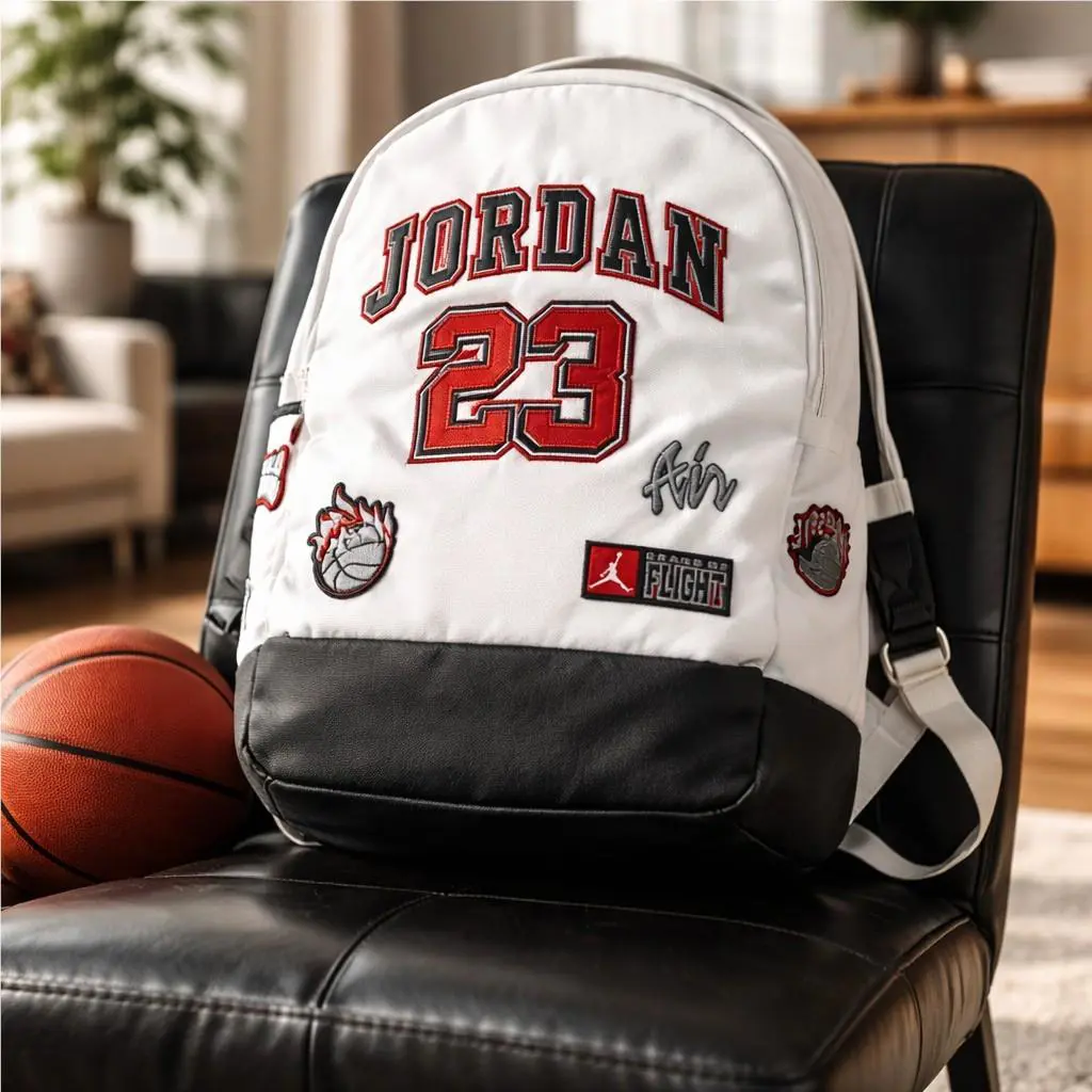 Jordan Backpack Michael Jordan 23 Brand of Flight World Champions Laptop Bag