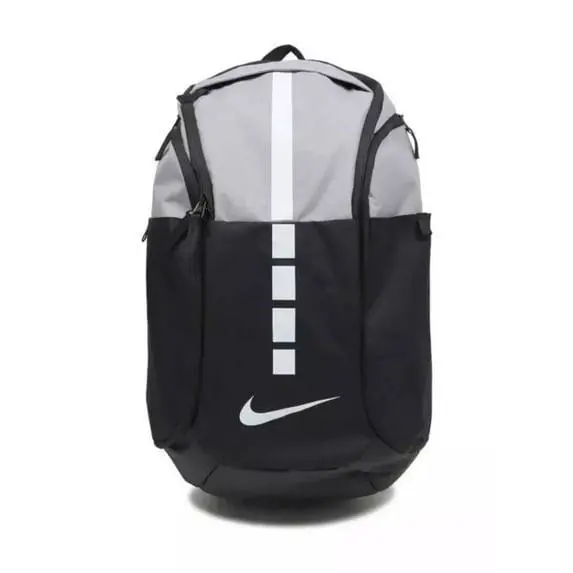 Nike Hoops Elite Pro Backpack Cement Grey White Black Laptop School BA5554-012