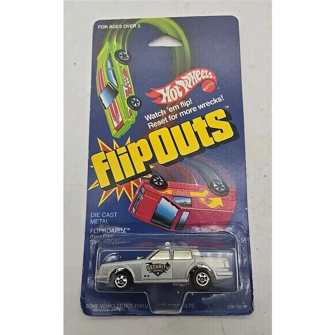 Hot Wheels Flip Outs Security Patrol Old Stock 1985 161
