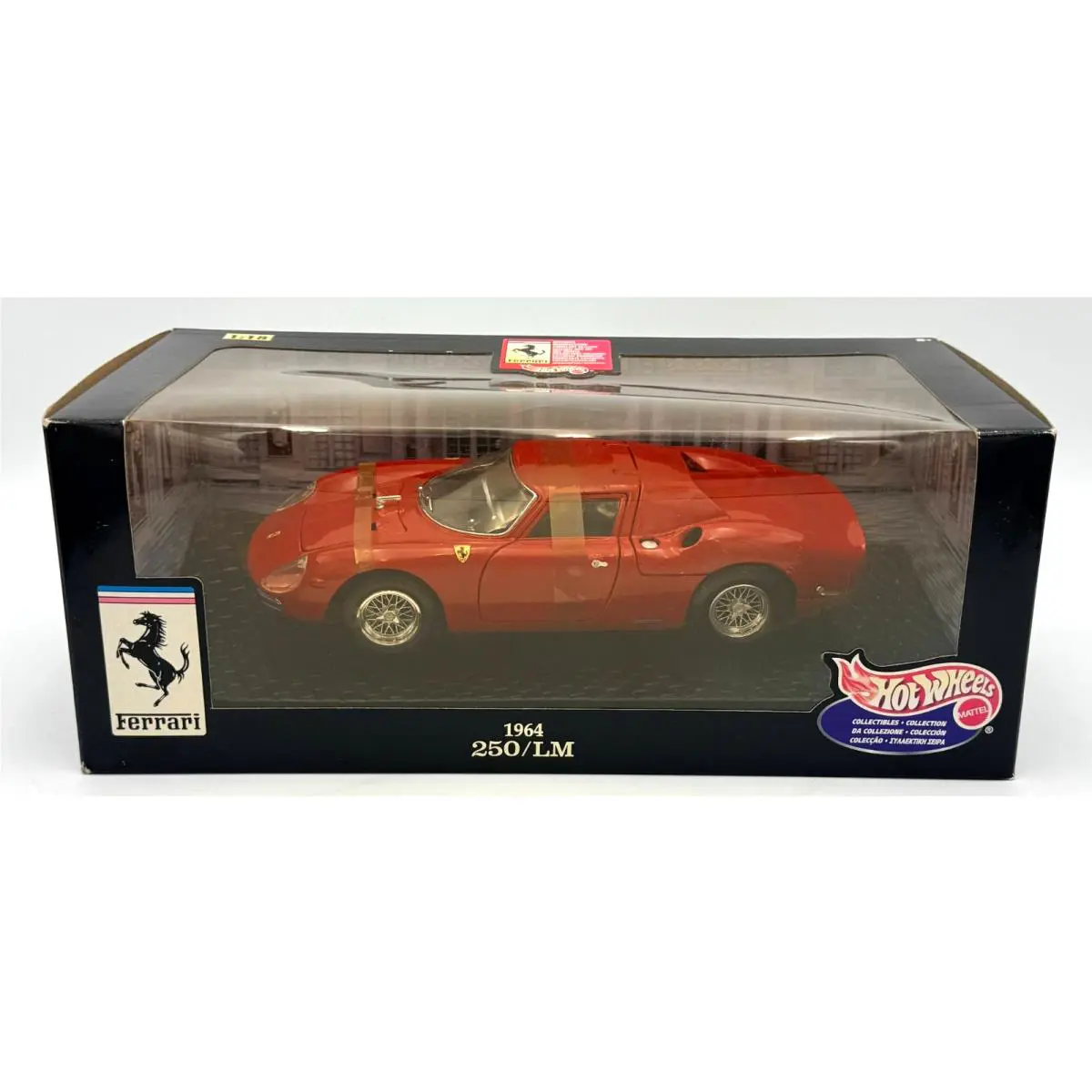 Hot Wheels - Red 1964 Ferrari 250/LM - 1:18 Scale
