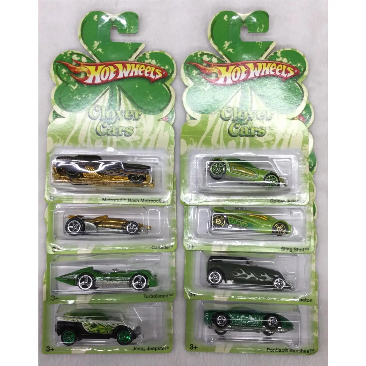 Hot Wheels Clover Cars Complete Set Of 8 2007 C5