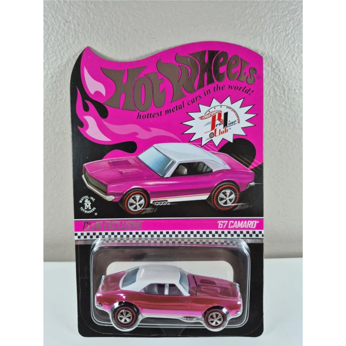 Hot Wheels 2017 Rlc 17th Nationals `67 Camaro Pink Party Car E6