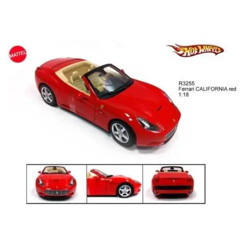 Hotwheels Ferrari California Red Rossa 1:18 R3255 Rare Last One