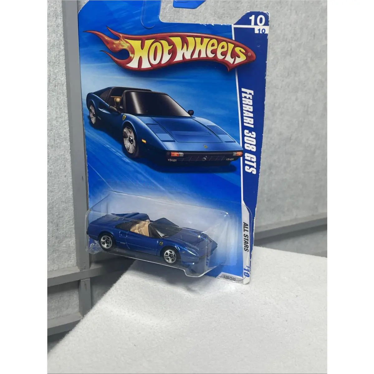 Hot Wheels All Stars - Rare Ferrari 308 Gts - Blue - 2009