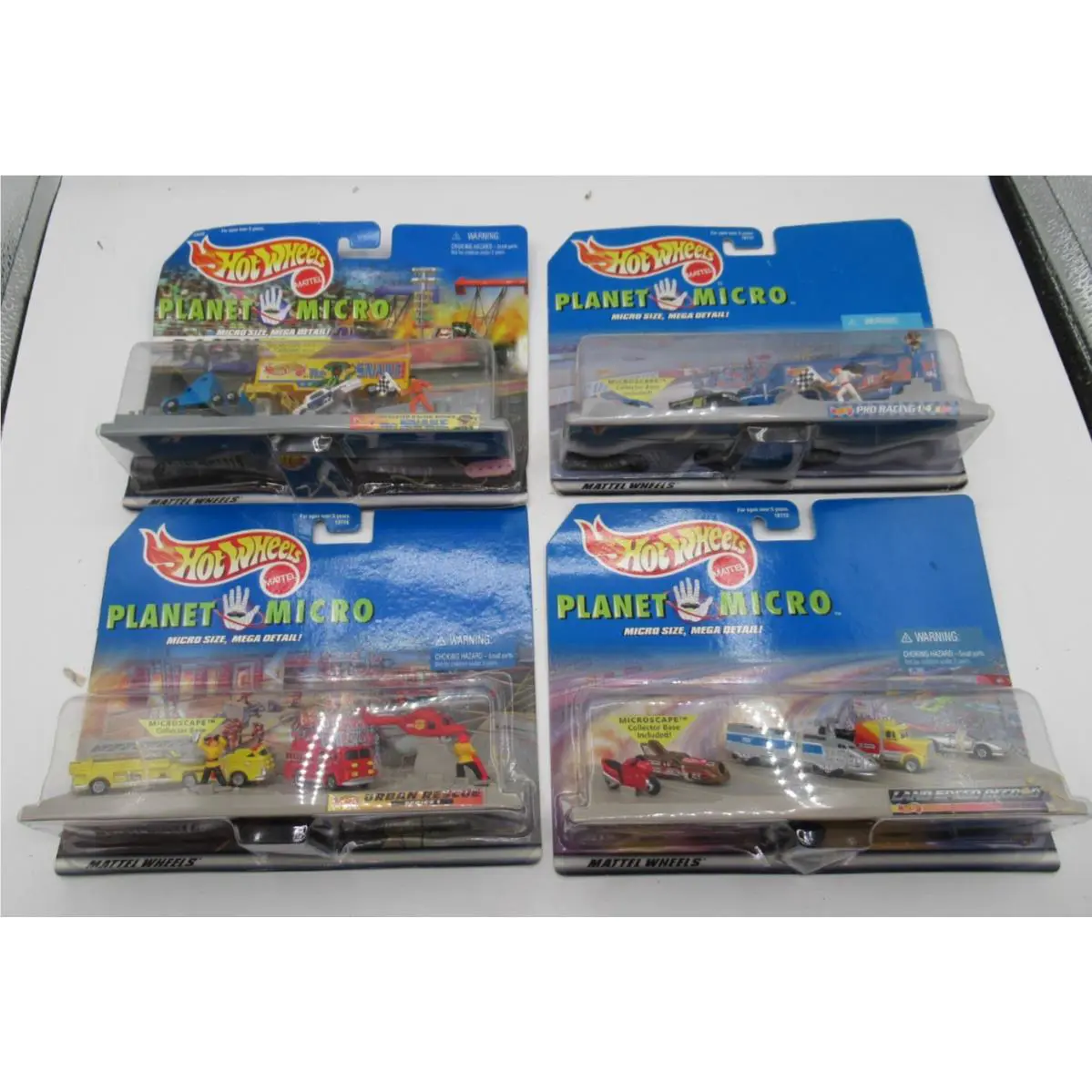 Hot Wheels Planet Micro Lot of 4