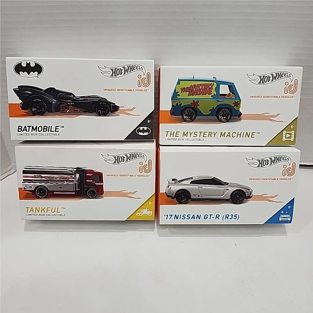 Hot Wheels iD Limited Run Collectibles Mystery Machine 89 Batman 17 Nissan GT3
