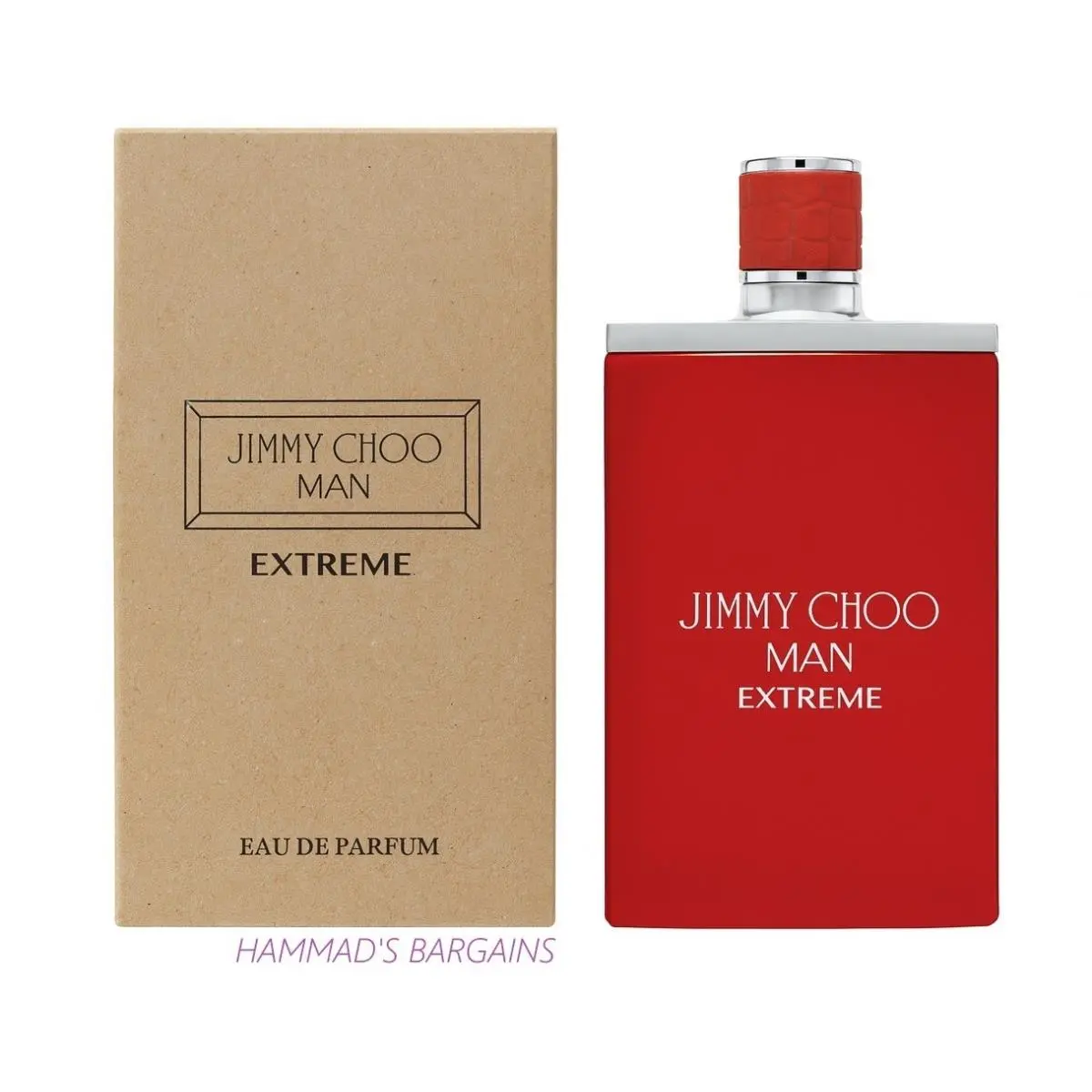 Jimmy Choo Man Extreme Edp 3.3 OZ / 100 ML For Men with Cap IN Brown Box