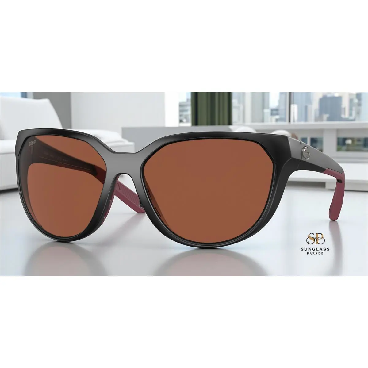 Costa 6S9110 911003 Mayfly Mt Black Copp 58mm Women`s Polarized Sunglasses 580P