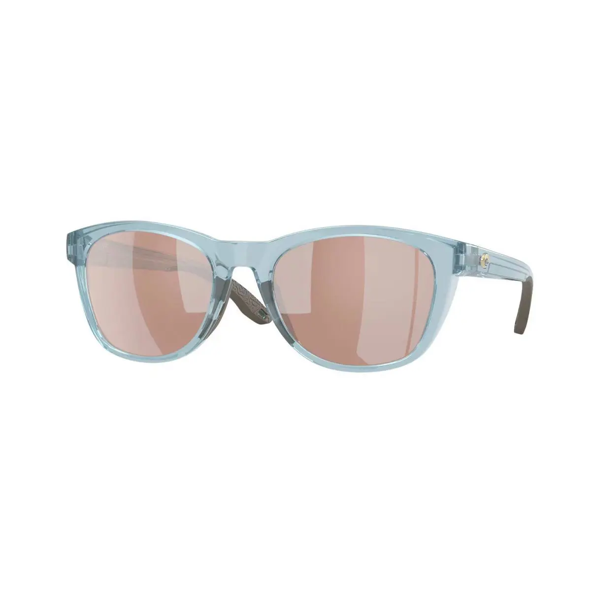 Costa Sunglasses-aleta-translucent Silt Blue/copper Silver Mirror