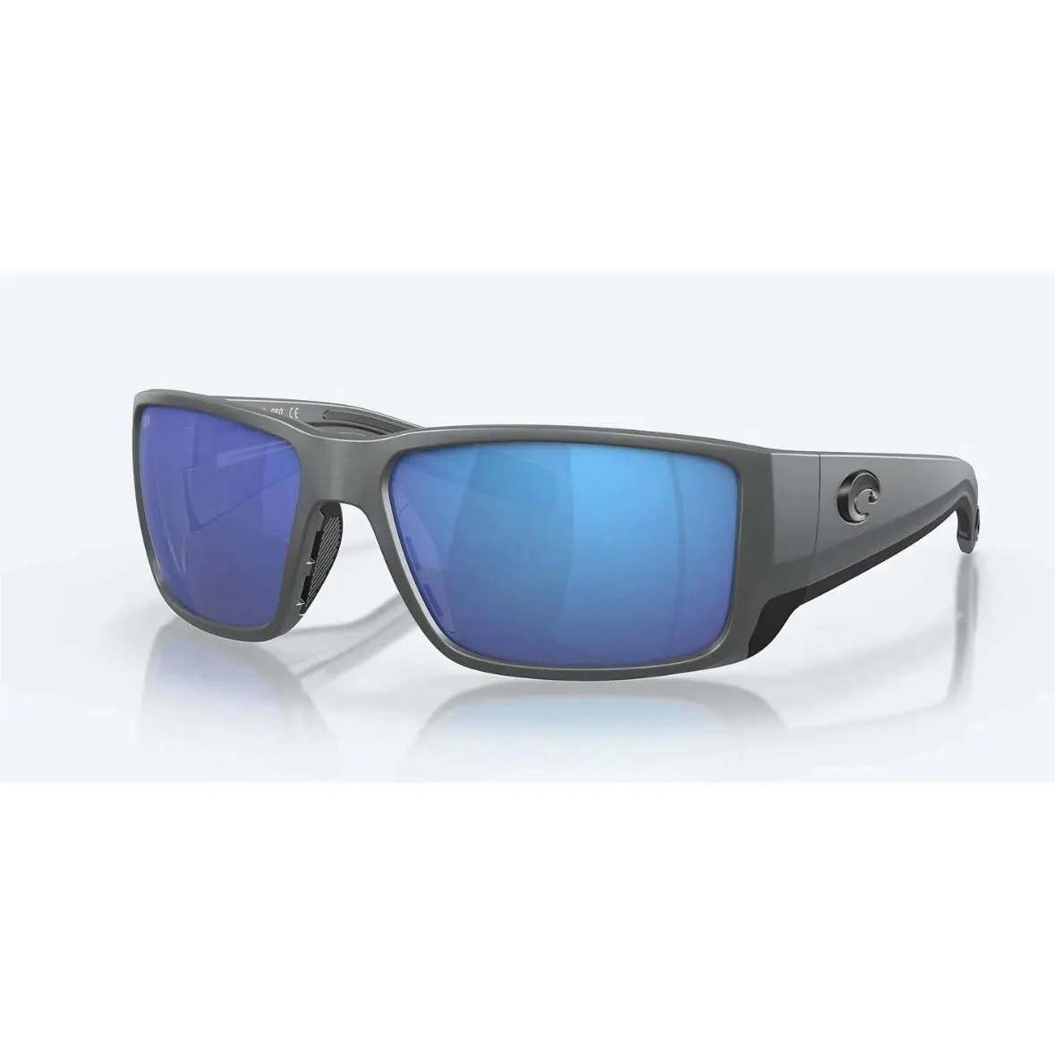 Costa Del Mar Blackfin Sunglasses - Matte Gray / 580G Blue Polar Glass Lens