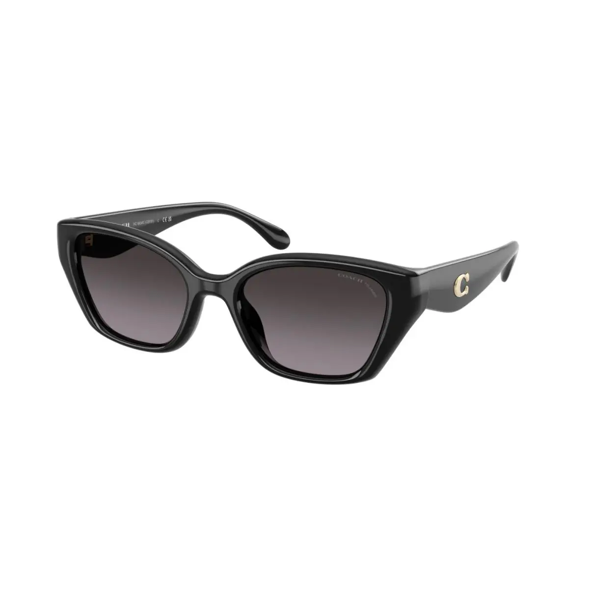 Coach HC8434U 5002F4 Black - Grey 53mm Sunglasses / /