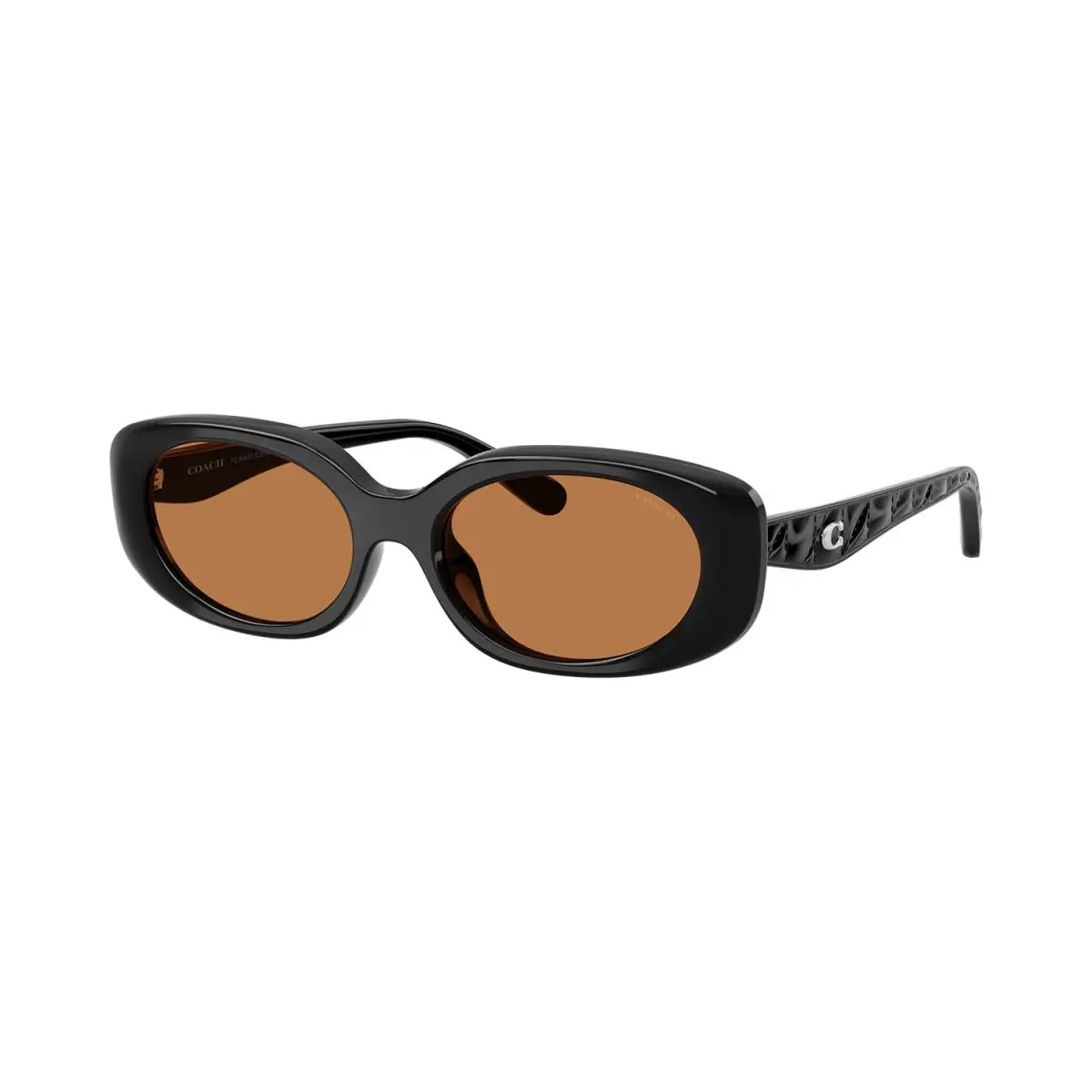 Coach HC8443D 500273 Black - Amber Sunglasses 54mm / /