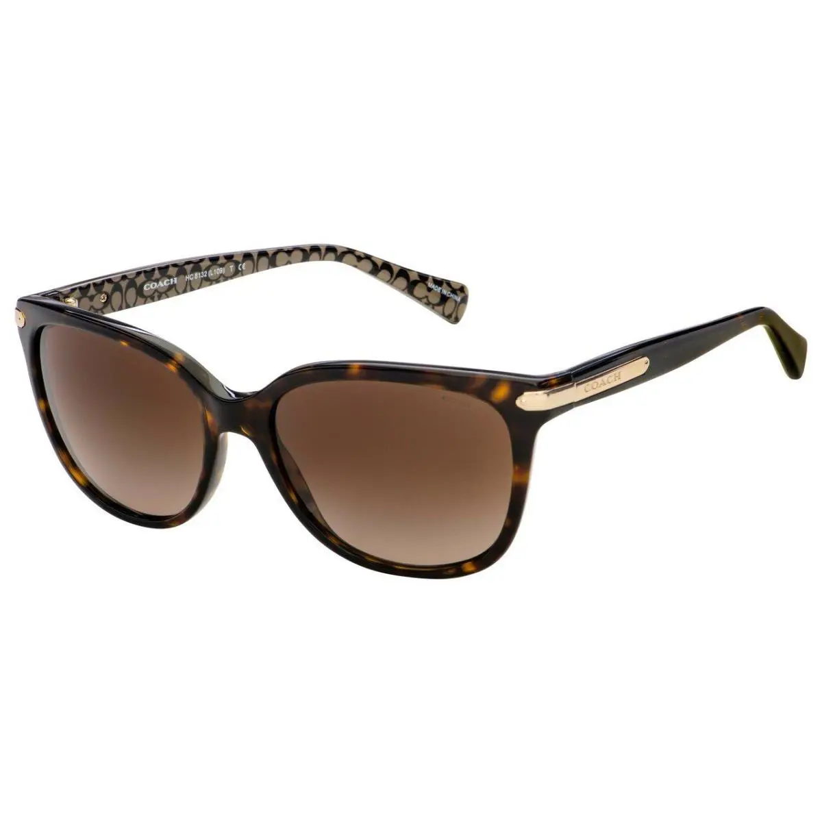 Coach HC8132 529113 Dark Tortoise 57mm Sunglasses / /