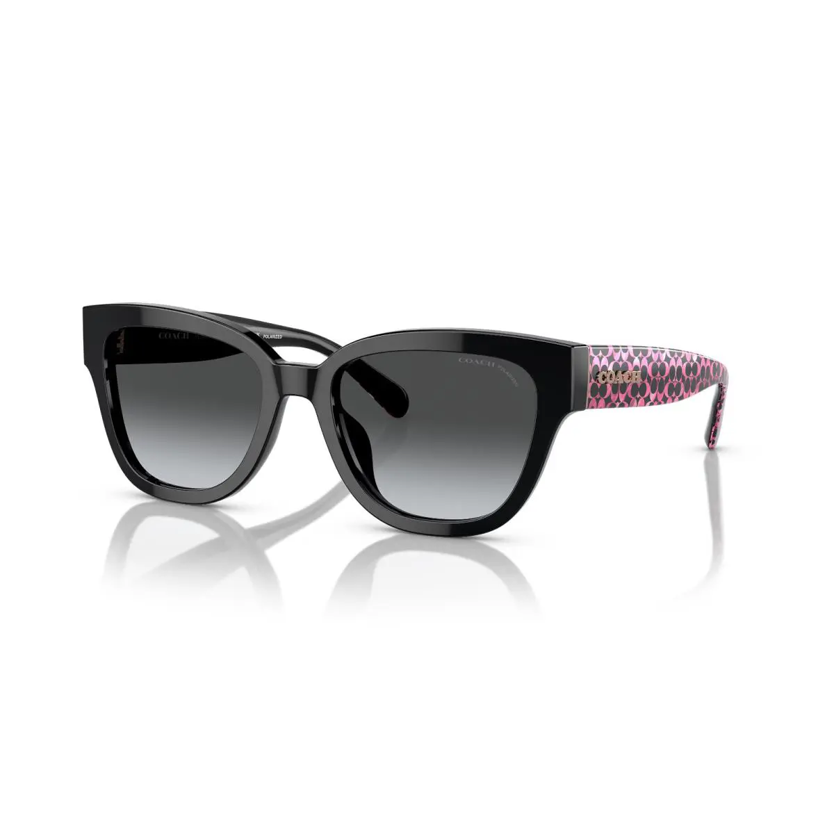 Coach HC8379U 5002T3 Black - Grey 54mm Sunglasses / /