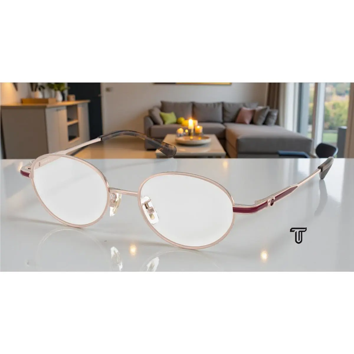 Coach HC5189TD 9331 Vintage Rose Gold Demo Lens 50 mm Women`s Eyeglasses