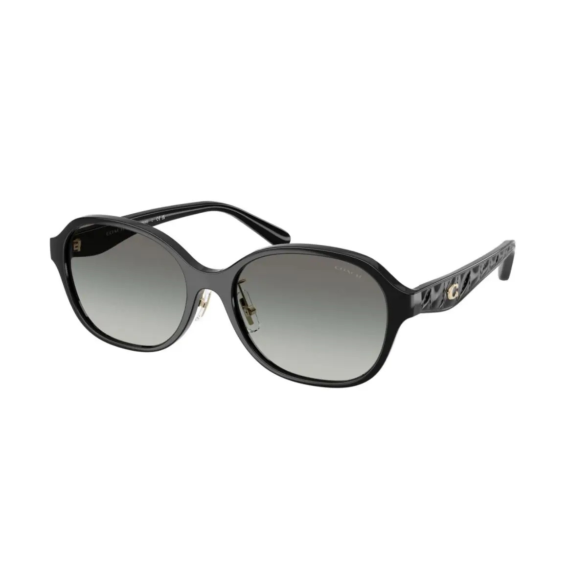 Coach HC8445D 59158H Black - Grey Sunglasses 56mm / /