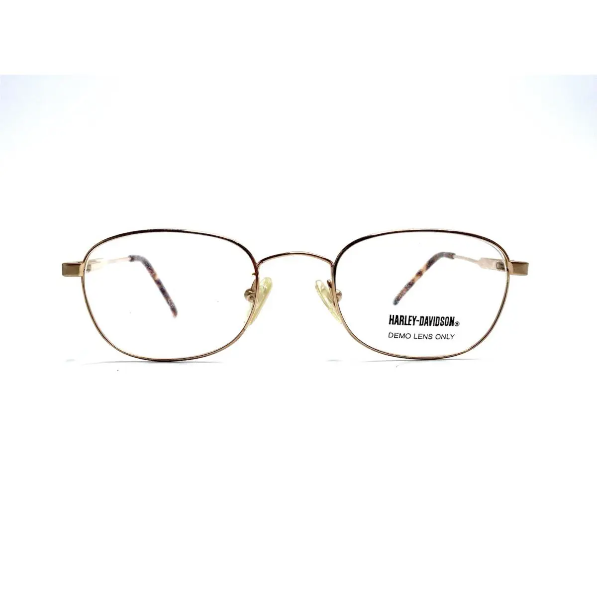Harley Davidson Youth Gold Metal Oval Square Glasses 73 Vg/mg 46 20 125