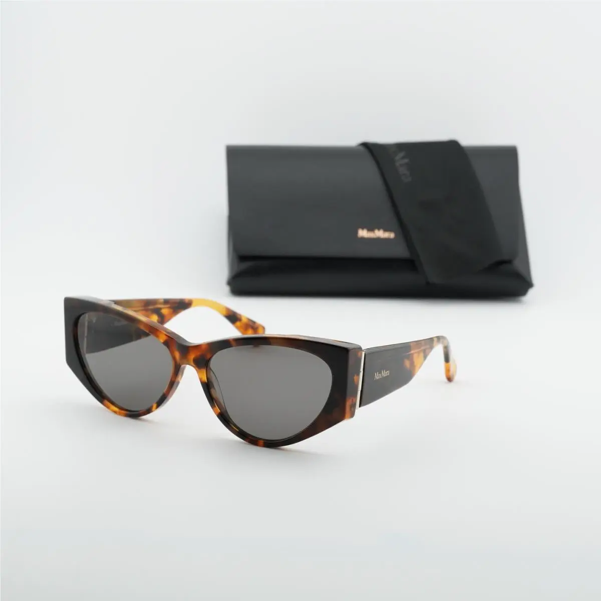 MM0132 56A Havana/smoke 58-15-135 Sunglasses by Max Mara