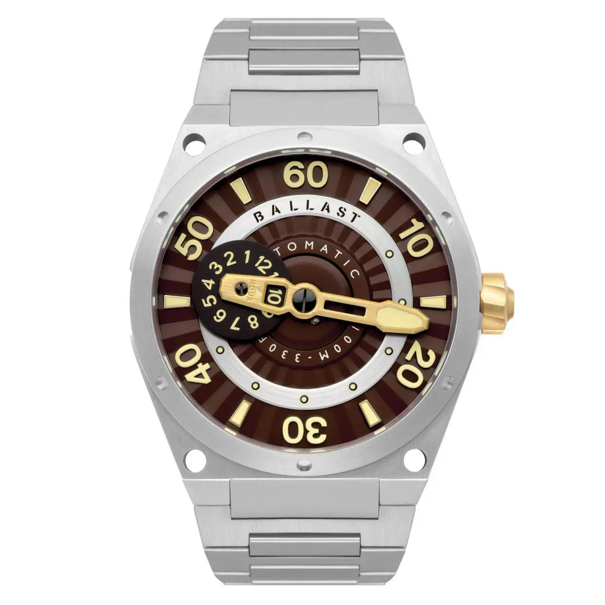 Ballast Valiant Pampanito Stainless Steel 42mm Automatic Wristwatch BL-3147-44
