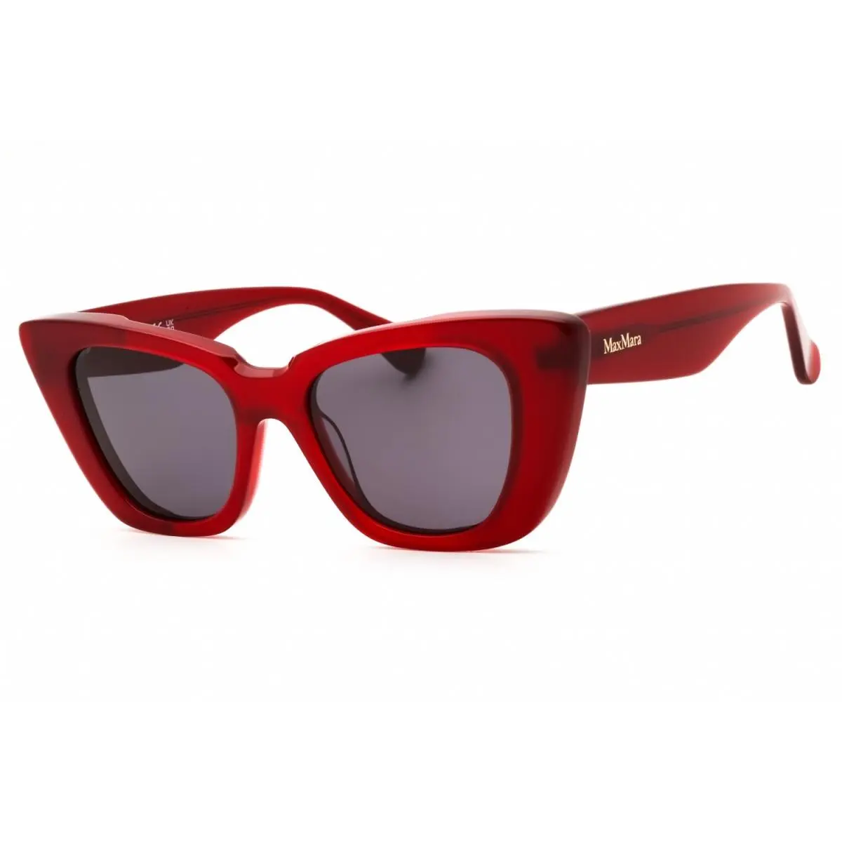 Max Mara MM0099 66A Shiny Red/smoke 50-18-140 Sunglasses
