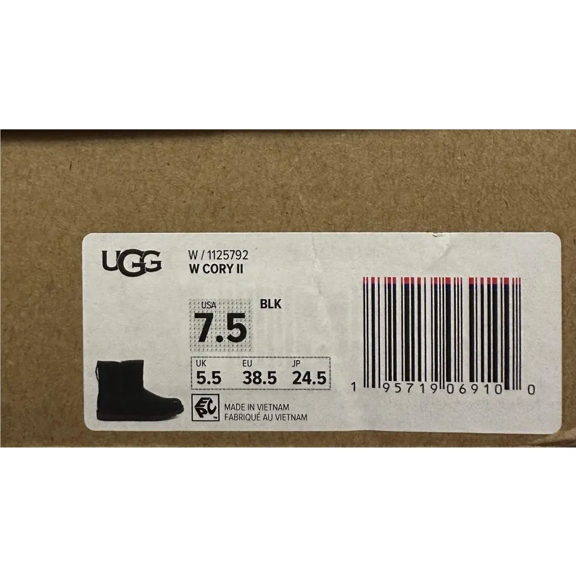 UGG shoes - UGG Cory 2 - Cory - 1125792 - Black (UPC: 195719069100) 6