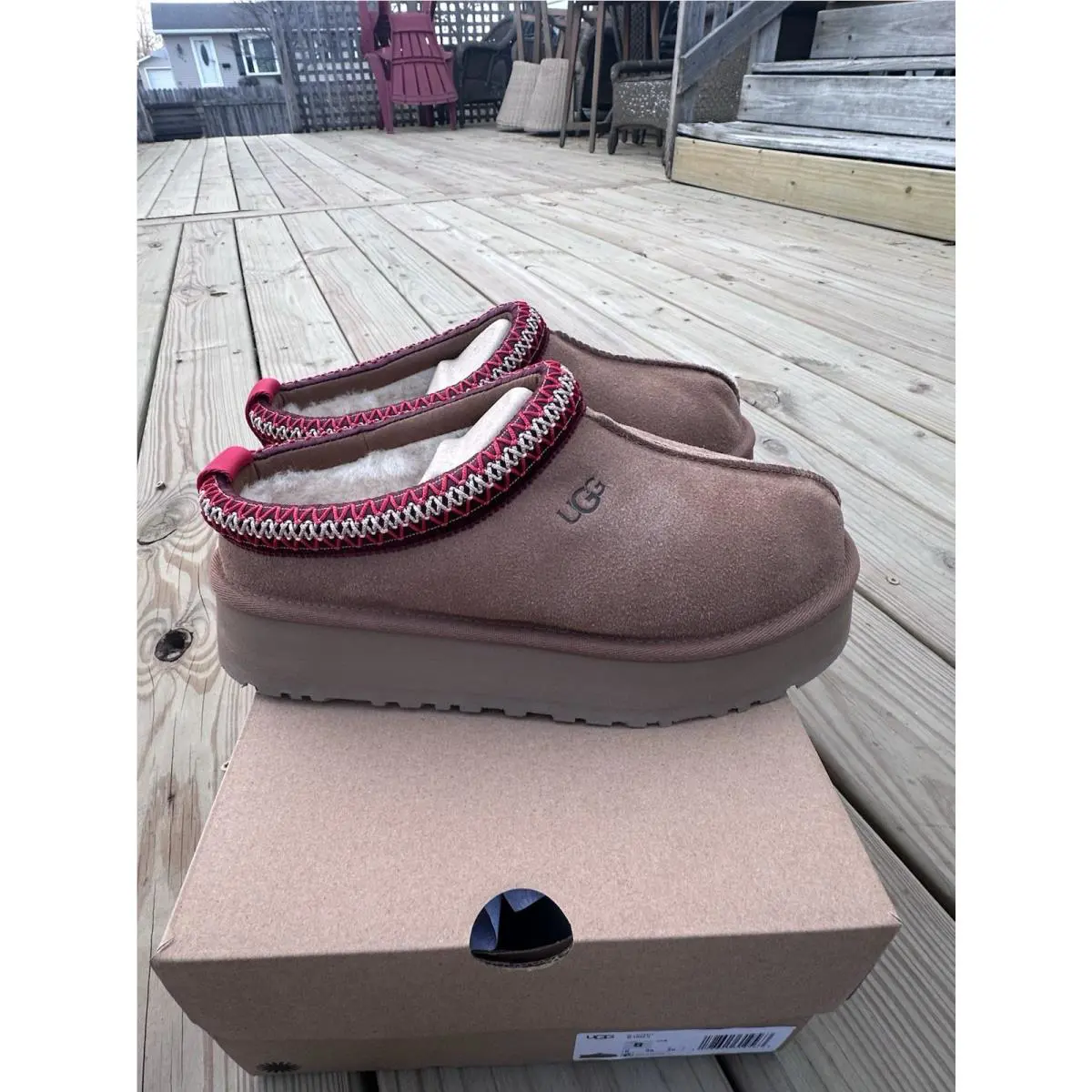 UGG shoes - UGG Tazz II platform - Tazz platform - Brown 1