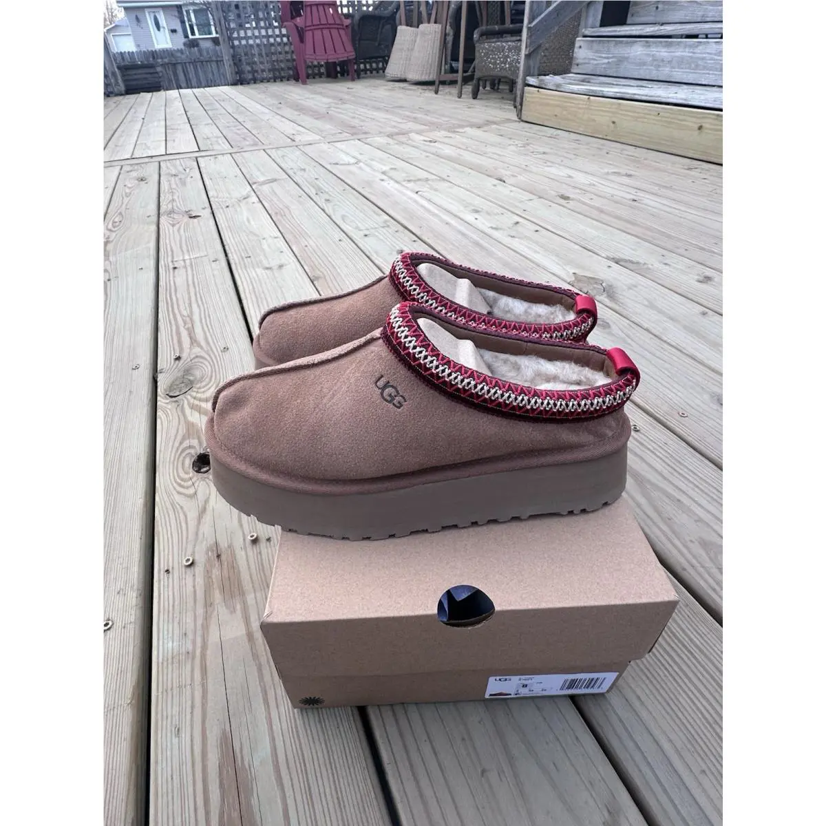 UGG shoes - UGG Tazz II platform - Tazz platform - Brown 3