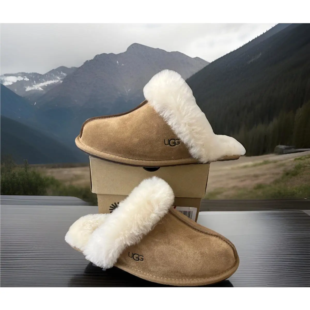 UGG shoes - UGG Scuffette II 1106872 - Scuffette - Chestnut 0
