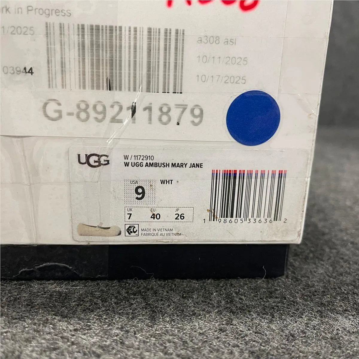 UGG shoes - vs-183685 - vs-183685 - White (UPC: 198605336362) 1