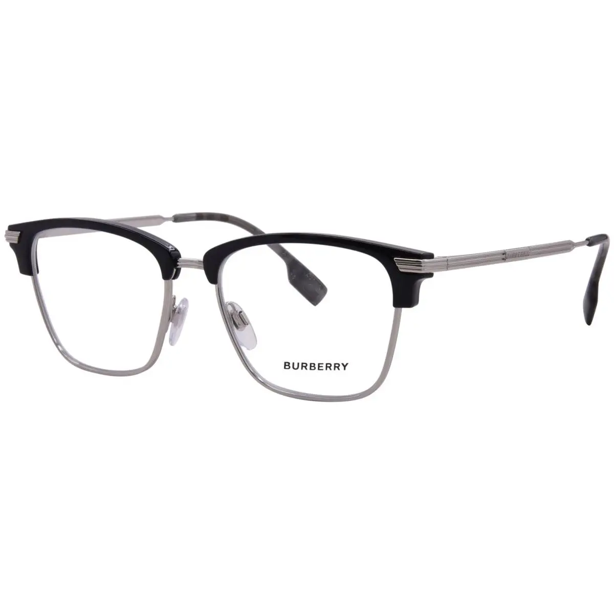 Burberry Pearce BE2359 3001 Eyeglasses Men`s Black Full Rim Square Shape 53mm