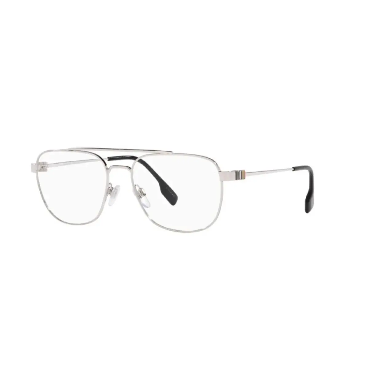 Burberry Square Man Eyeglasses 0BE1377 1005 55mm Silver
