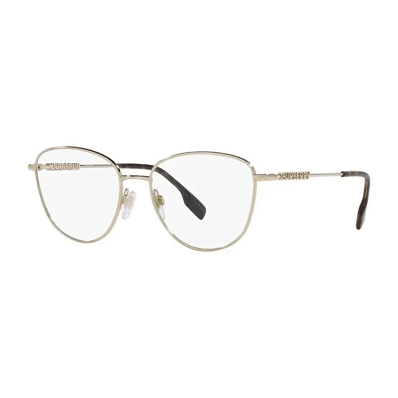 BE1376 Eyeglasses Eye Glasses 1340 Light Gold 55mm Women by Burberry