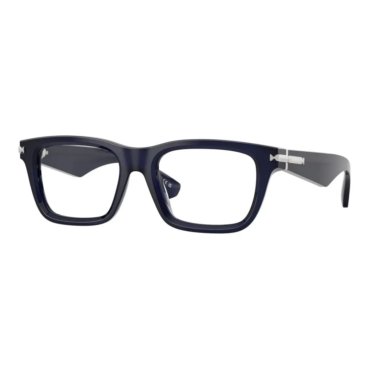 Burberry BE2419 4120 Eyeglasses 51mm Blue / Clear Demo Lens