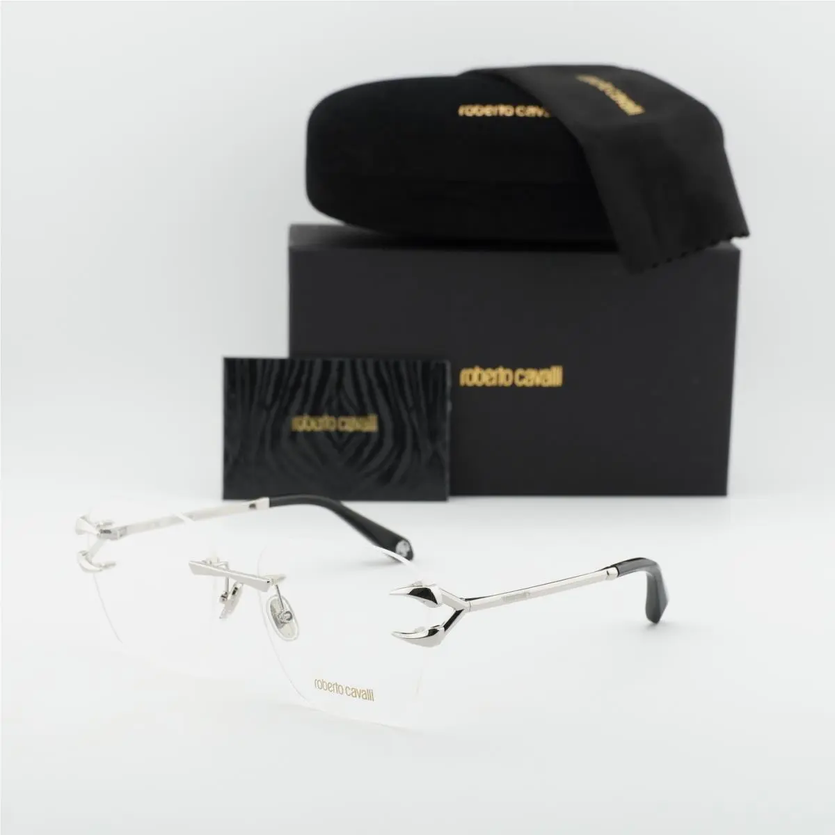 Roberto Cavalli VRC022 0579 Palladium 49mm Eyeglasses